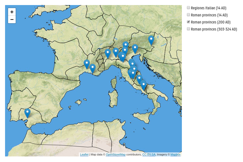 Spatial visialization of guilds