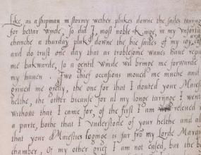 Letter from Elizabeth I, 1553, British Library